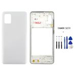 Samsung Galaxy A31 - Sm-A315f Full Kasa Arka Kapak Takim Beyaz - Tamır Setı