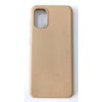 Samsung Galaxy A31 Uyumlu Yumuşak Mat Slikon Kılıf Gold
