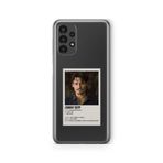 Samsung Galaxy A32 ile Uyumlu Johnny Depp Minimalist Poster Tasarım Baskılı Şeffaf Kılıf