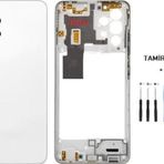 Samsung Galaxy A32 - Sm-A325f Full Kasa Arka Kapak Takim Beyaz - Tamır Setı