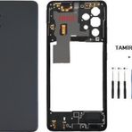 Samsung Galaxy A32 - Sm-A325f Full Kasa Arka Kapak Takim Sıyah - Tamır Setı