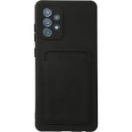 Samsung Galaxy A33 5g Kılıf Kelvin Kartvizitli Silikon - Siyah - 1 - Renkli