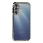 Samsung Galaxy A35 5G Kılıf Lensli Silikon - Gümüş