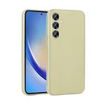 Samsung Galaxy A35 İle Uyumlu Kılıf Premier Silikon Kapak 30973 Gold