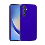 Samsung Galaxy A35 İle Uyumlu Kılıf Premier Silikon Kapak 30973 Saks Mavi