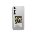 Samsung Galaxy A35 ile Uyumlu Shrek Poster Tasarım Baskılı Şeffaf Kılıf