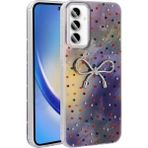 Samsung Galaxy A35 Kılıf Kamera Korumalı Figürlü Ponti Silikon Kapak Lila