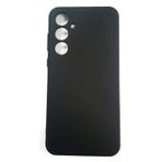 Samsung Galaxy A35 Uyumlu Ruber Case Yumuşak Slikon Kılıf Kadife dokulu Siyah