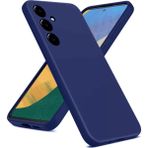 Samsung Galaxy A36 Kılıf Nano Içi Kadife Silikon - Lacivert - 1 - Renkli
