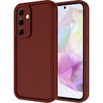 Samsung Galaxy A36 Kılıf Viera Silikon - Bordo - 1 - Renkli