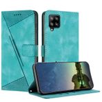 Samsung Galaxy A42 5G/M42 5G için Mo-Beauty Telefon Kılıfı, PU Deri Cüzdan Çevirmeli Kılıf Manyetik Stand Fonksiyon Kartı Yuvası Koruyucu Kılıf Samsung A42 5G/M42 5G için - Açık Mavi