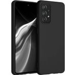 Samsung Galaxy A52s İnce Mat Esnek Silikon Siyah Kılıf