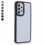 Samsung Galaxy A53 5G Kilif Luna Lens Kamera Cerceveli Silikon Kapak