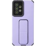 Samsung Galaxy A53 5g Kılıf Mega Standlı Silikon - Lila - 1 - Renkli