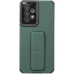 Samsung Galaxy A53 5g Kılıf Mega Standlı Silikon - Yeşil - 1 - Renkli