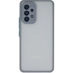 Samsung Galaxy A53 5g Kılıf Montreal Silikon Kapak - Gri - 1 - Renkli