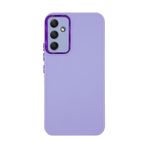 Samsung Galaxy A54 5G Kılıf Freya Lazer Lens Kamera Çerçeveli Silikon Kapak Lila
