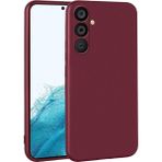 Samsung Galaxy A54 Kılıf Esnek Yapılı Ince Slim Silikon Kapak Ryc/premier - Bordo