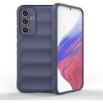Samsung Galaxy A54 Kılıf Içi Kadife Dolgulu Dalga Tutma Haznelli Premium Tpu Silikon Kapak Ryc/etnik - Lacivert