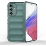 Samsung Galaxy A54 Kılıf Içi Kadife Dolgulu Dalga Tutma Haznelli Premium Tpu Silikon Kapak Ryc/etnik - Yeşil
