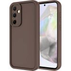Samsung Galaxy A55 Kılıf Esnek Ve Yumuşak Dokulu Telefonu Çizmeyen Soft Silikon Kapak Royal Case/ananas Kahverengi