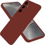 Samsung Galaxy A56 Kılıf First Silikon - Bordo - 1 - Renkli