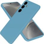 Samsung Galaxy A56 Kılıf Nano Içi Kadife Silikon - Mavi - 1 - Renkli