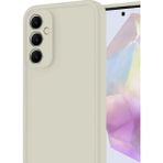 Samsung Galaxy A56 Kılıf Viera Silikon - Krem - 1 - Renkli