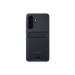 Samsung Galaxy A57 Kart Bölmeli Telefon Kılıfı Siyah