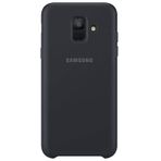 Samsung Galaxy A6 Cep Telefonu Kılıfı, Siyah - Çift Katmanlı Arka Kapak