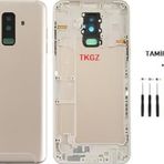 Samsung Galaxy A6 Plus - Sm-A605f Full Kasa Arka Kapak Takim Gold - Tamır Setı