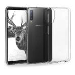 Samsung Galaxy A7 2018 (A750) 2.0 MM Korumalı Silikon Kılıf Şeffaf