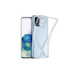 Samsung Galaxy A7 2018 Şeffaf Tıpalı Kamera Korumalı Silikon Kılıf