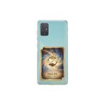 Samsung Galaxy A71 ile Uyumlu Burç Kartları Balık Tasarımlı Şeffaf Silikon Kılıf