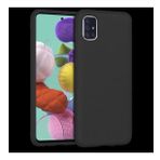 Samsung Galaxy A71 Ince Mat Silikon Kılıf Siyah