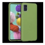 Samsung Galaxy A71 Ince Mat Silikon Kılıf Yeşil