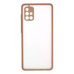 Samsung Galaxy A71 Kılıf Montreal Silikon Kapak - Pembe-(5796)