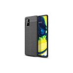 Samsung Galaxy A71 Kılıf Uzun Ömürlü ve Dayanıklı Dermiq Premium Esnek Lüks Silikon Kapak - Black