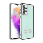 Samsung Galaxy A72 Kılıf Hole Lazer Silikon Kapak Gümüş