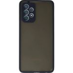 Samsung Galaxy A72 Kılıf Montreal Silikon Kapak - Lacivert - 1 - Renkli