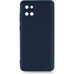 Samsung Galaxy A81 Note 10 Lite Kılıf Kadife Lansman Soft Yumuşak Liquid Silikon Kamera Korumalı Mara - Siyah