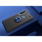 Samsung Galaxy A9 2018 Kılıf Yüzüklü Kamera Korumalı Range Silikon Kılıf