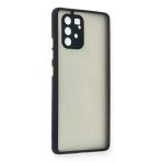Samsung Galaxy A91 / S10 Lite Kılıf Montreal Silikon Kapak - Lacivert-(5796)