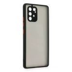Samsung Galaxy A91 / S10 Lite Kılıf Montreal Silikon Kapak - Siyah-(5796)