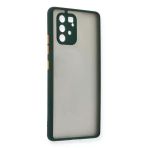 Samsung Galaxy A91 / S10 Lite Kılıf Montreal Silikon Kapak - Yeşil-(5796)