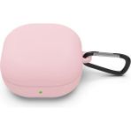 Samsung Galaxy Buds 2 Mat Silikon Kılıf - Açık Pembe