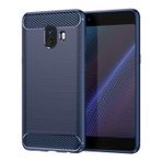 Samsung Galaxy C10 için Kılıf, Temel Kılıf, Esnek Basma düğmesi/360°Tam Koruma, Anti-fingerpirnts-Mavi