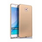 Samsung Galaxy C5 Premium Silikon Kılıf Gold