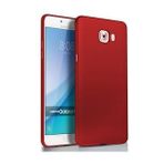 Samsung Galaxy C7 Kılıf Premium Silikon - Bordo