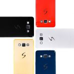 Samsung Galaxy E7 (E700) - Luster Silikon Arka Kapak-Kilif
